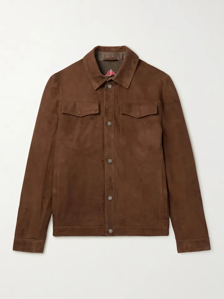 Suede Trucker Jacket