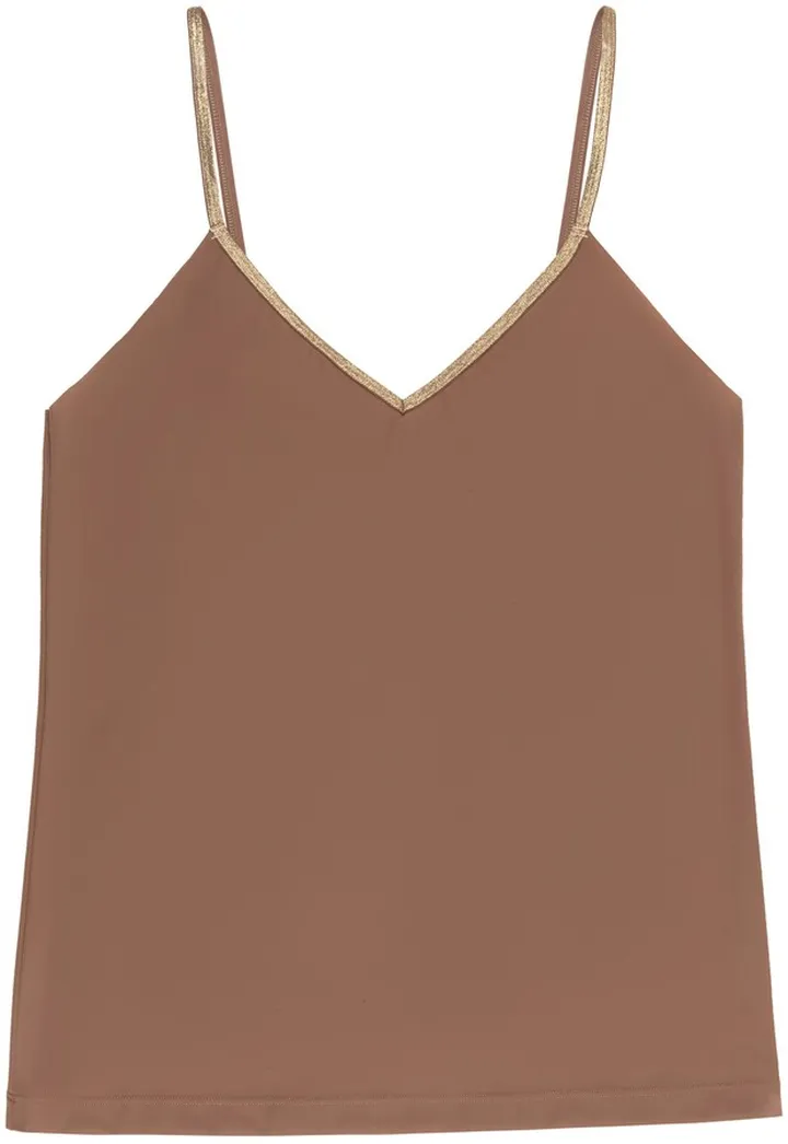 Happy Seams Metallic Trim Camisole