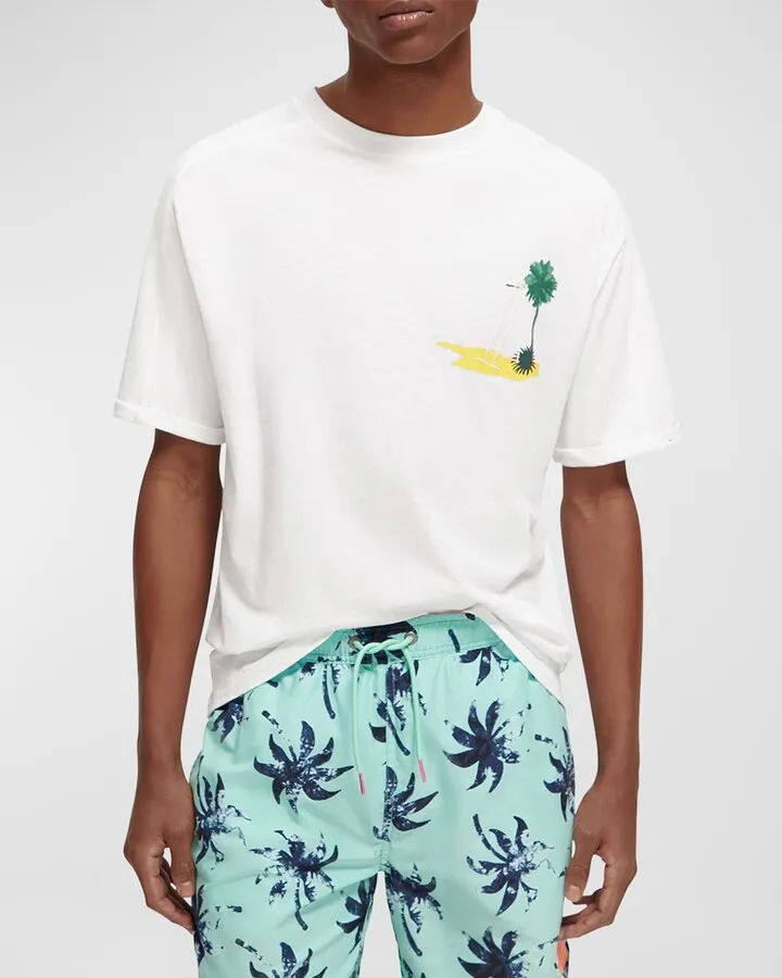 Men's Sporty Artwork T-Shirt