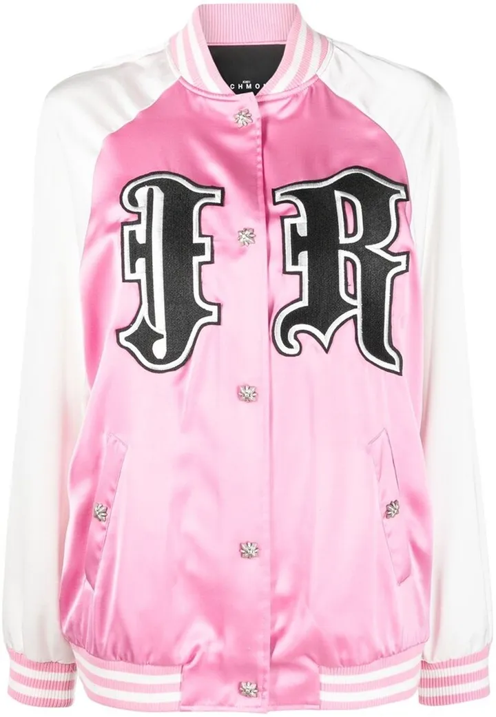 Logo Patch Bomber Jacket