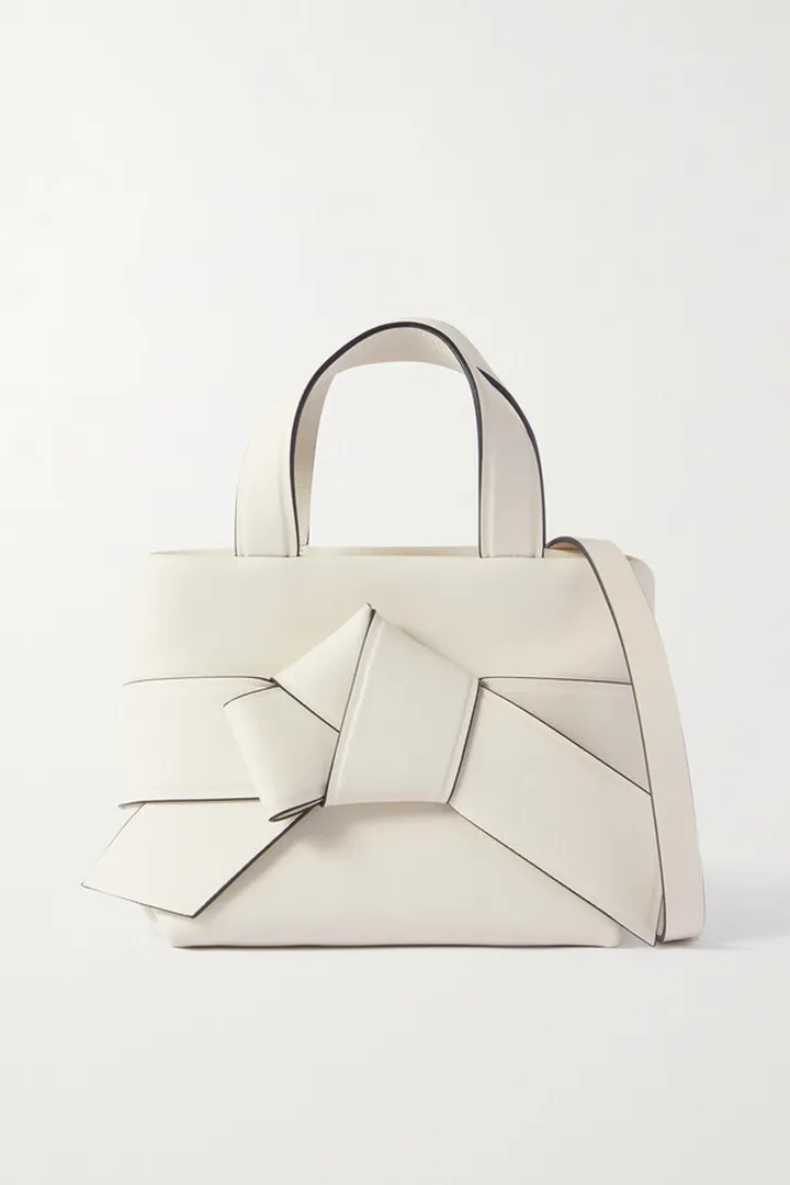 Acne Studios - Micro Knotted Leather Tote - White