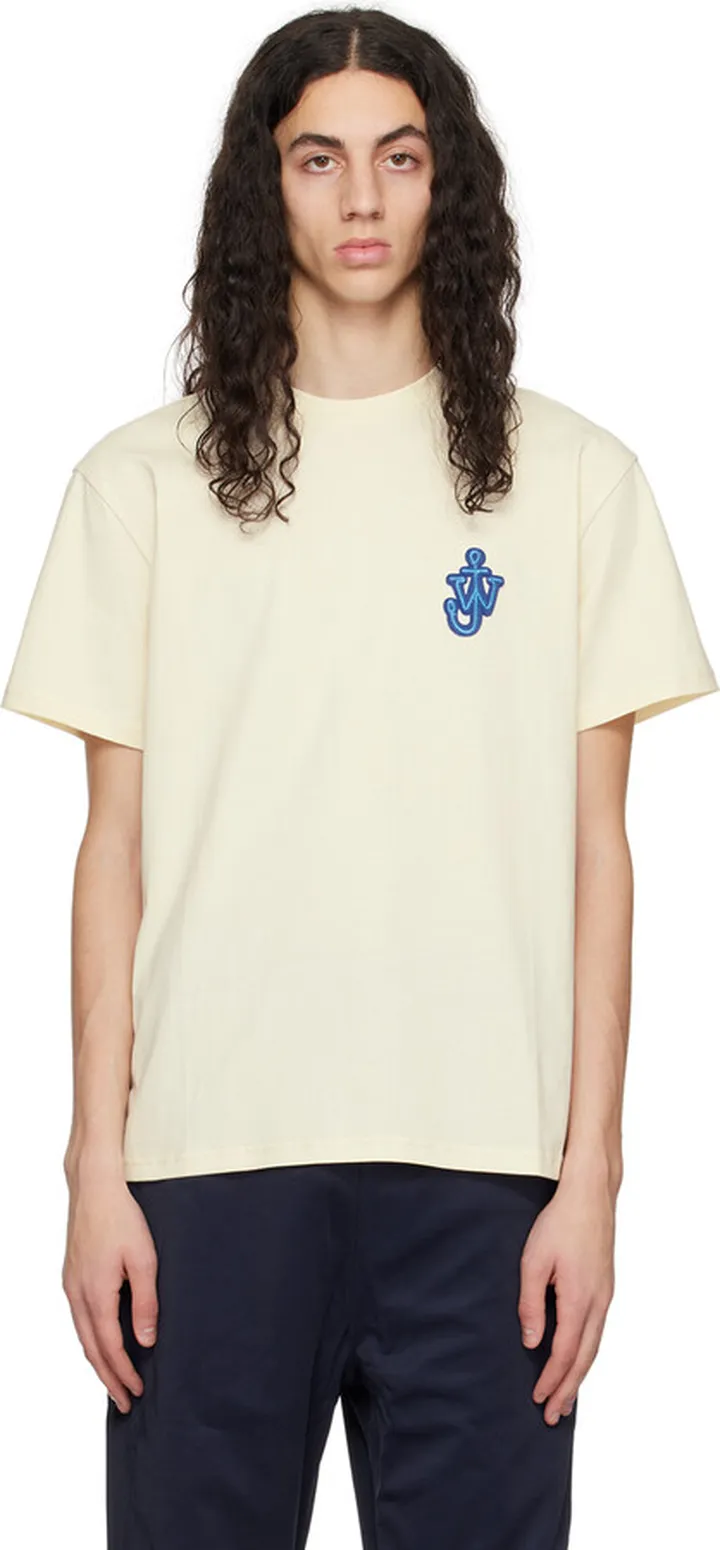 JW Anderson Yellow Anchor Patch T-Shirt