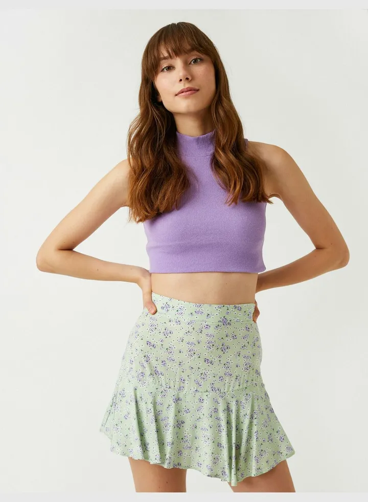 Floral Skirt Mini