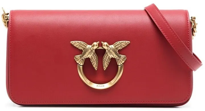 Logo-Plaque Crossbody Bag