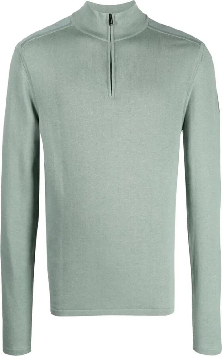 Zip-Up Long-Sleeve Jumper