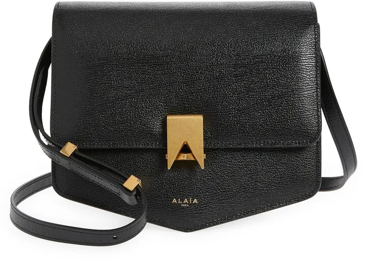 Le Papa Leather Crossbody Bag