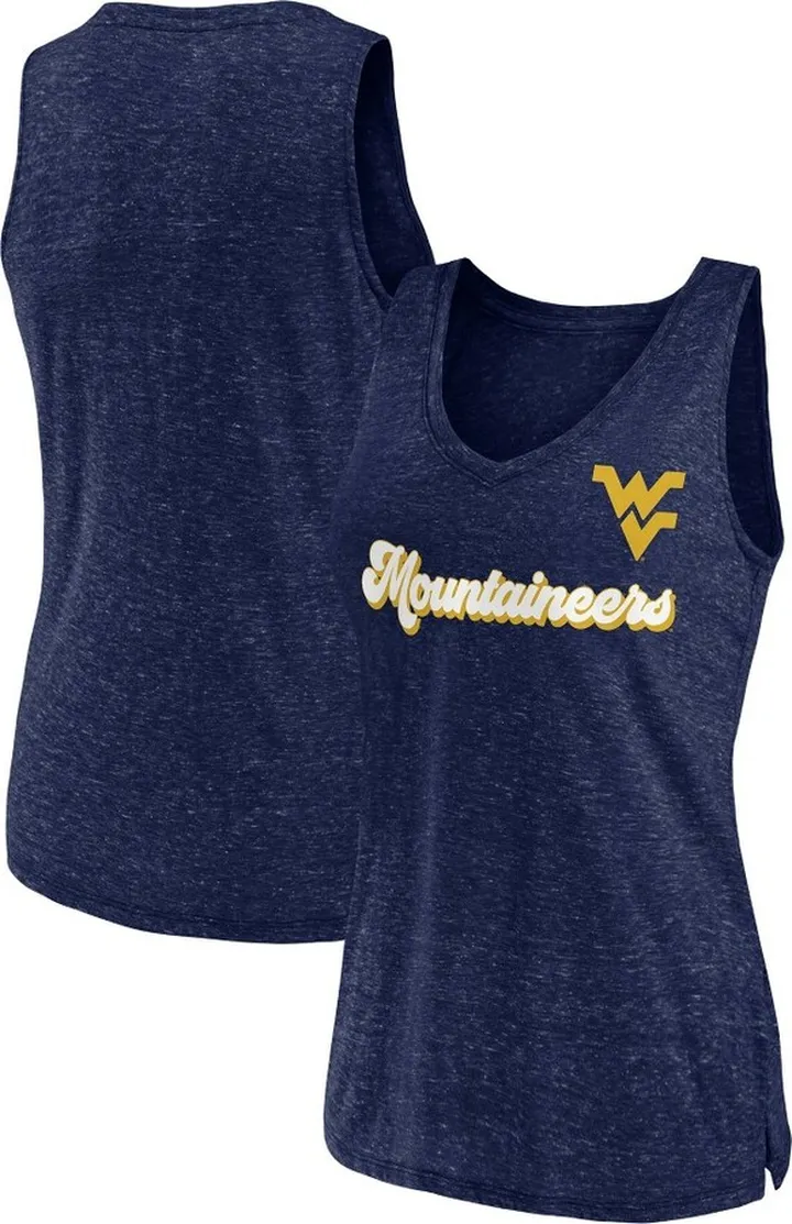 NCAA West Virginia Mountaineers Women's V-Neck Tank Top - S