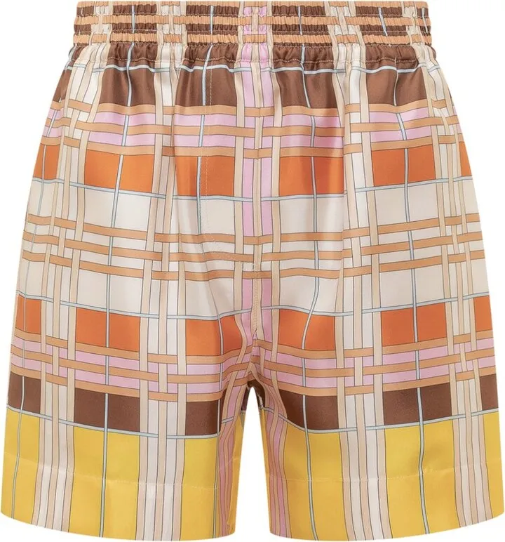 Burberry All-Over Printed Elasticated-Waist Shorts
