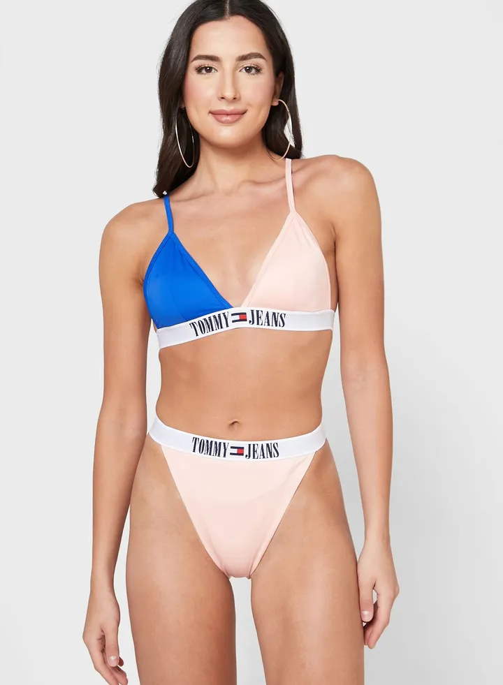 Logo Band Bikini Bottom