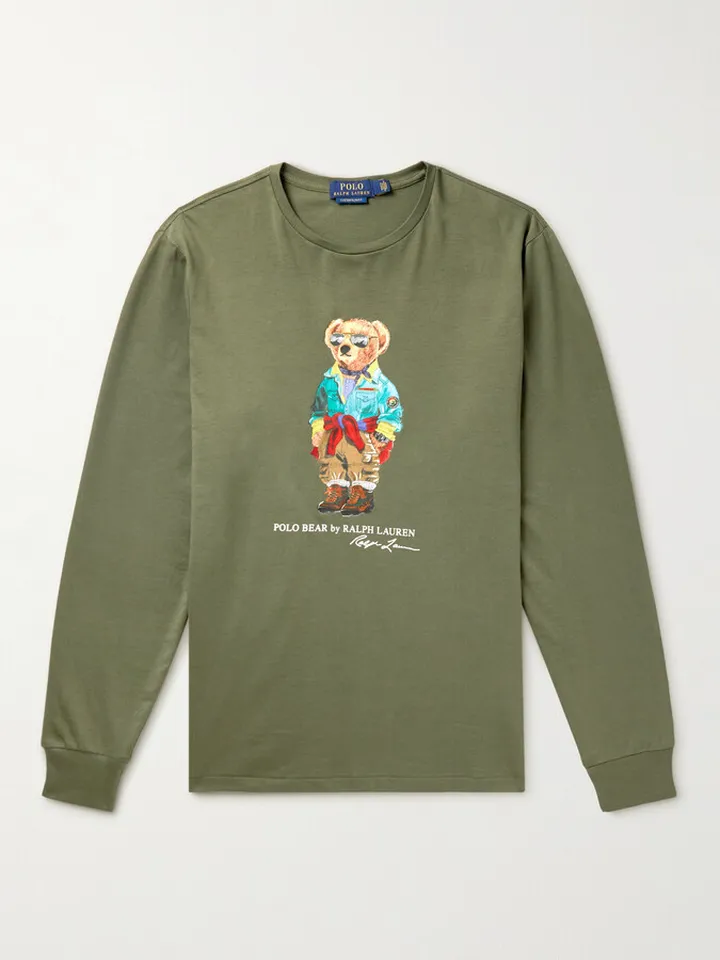 Slim-Fit Printed Cotton-Jersey T-Shirt