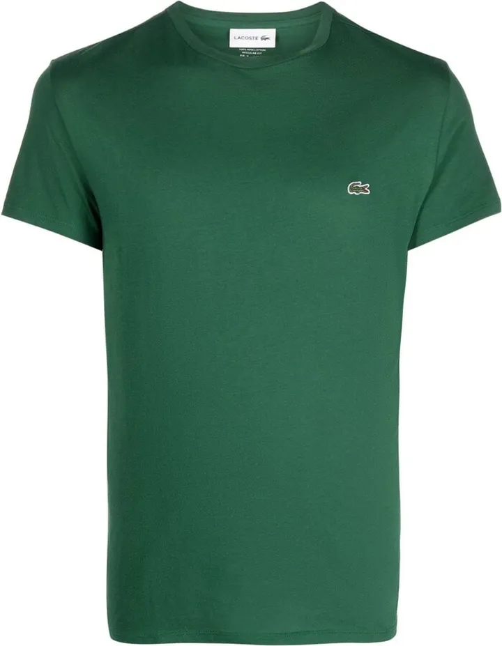 logo-patch cotton T-shirt