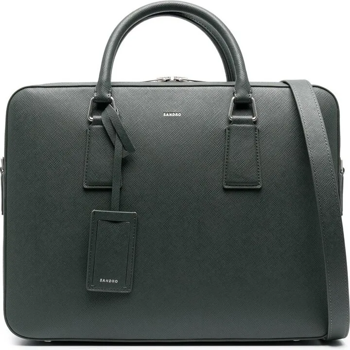 large Downtown leather briefcase