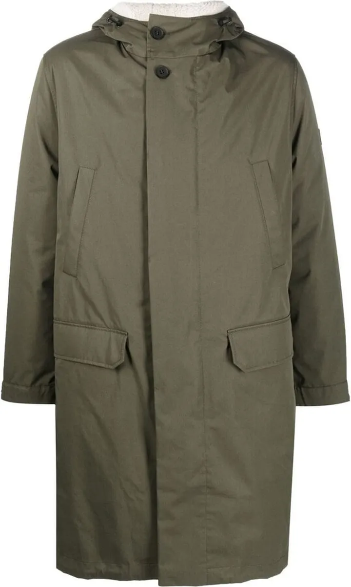 Shearling-Lined Hooded Parka