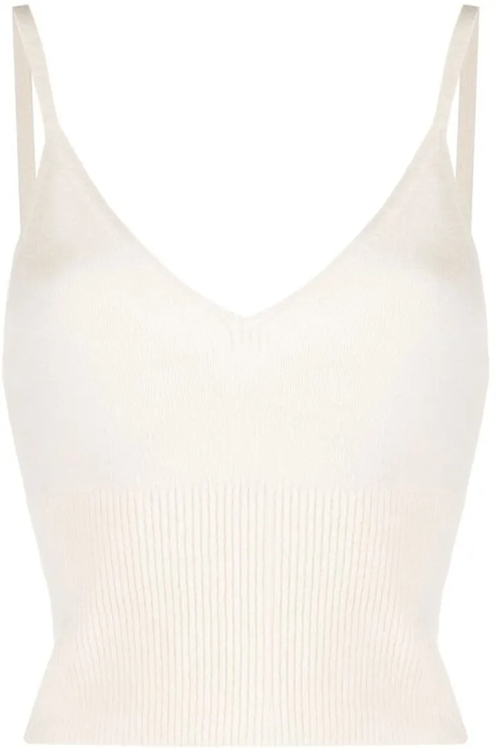 Ribbed-Knit Vest Top