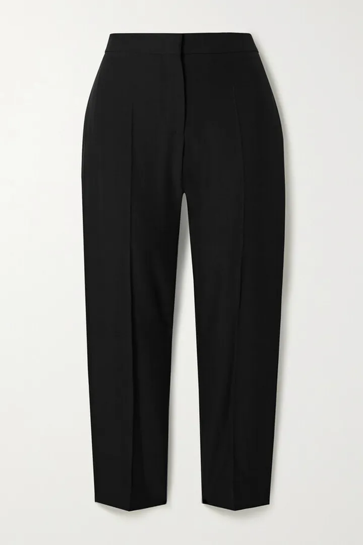 Alexander McQueen - Cropped Woven Straight-leg Pants - Black