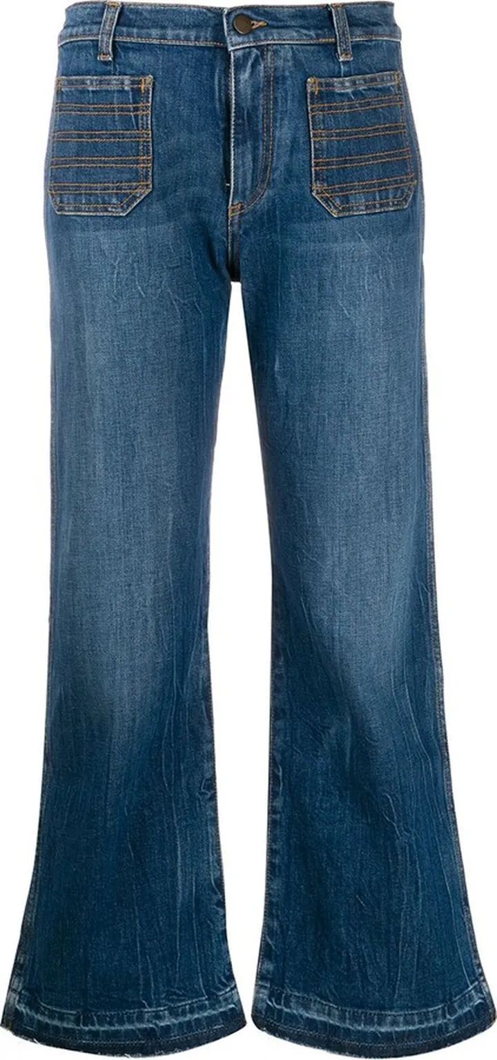 Cropped Flare Jeans