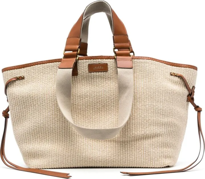 Wardy interwoven-design tote bag