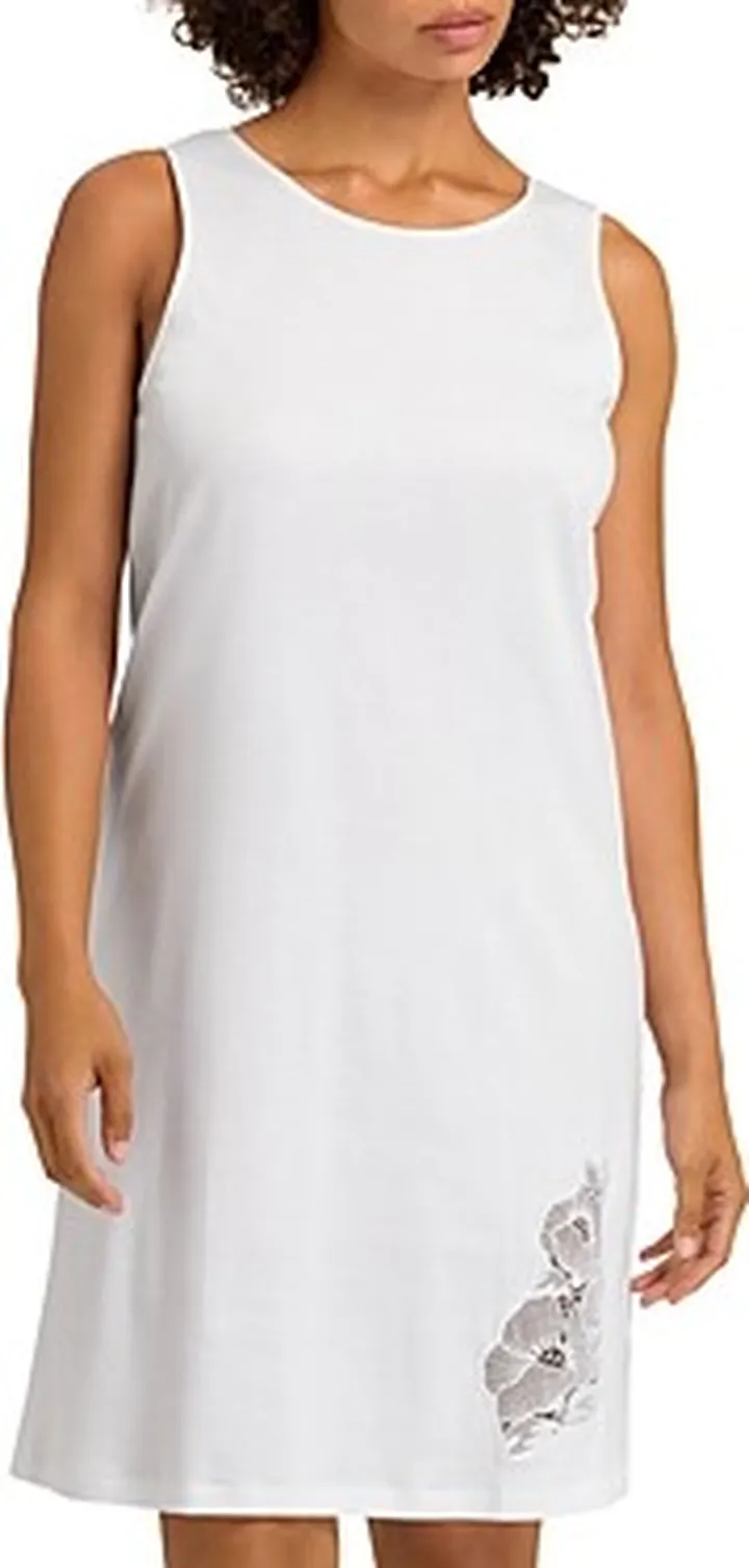 Hanro Paola Lace Trim Sleeveless Nightgown