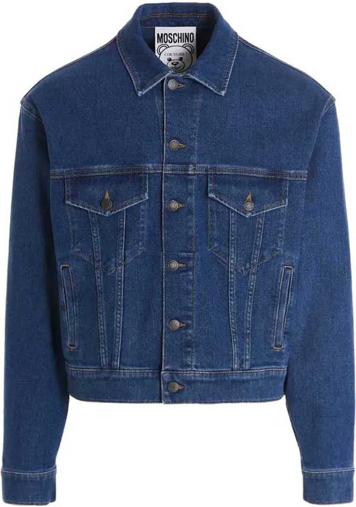 Logo Embroidery Denim Jacket