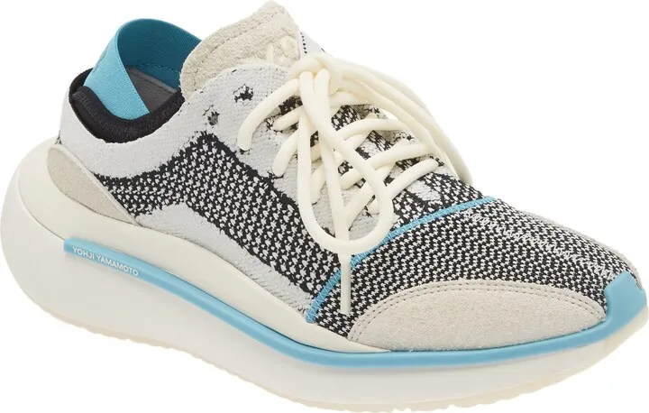 Qisan Knit Mixed Media Sneaker