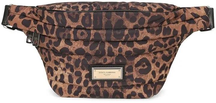 Leopard-Print Belt Bag