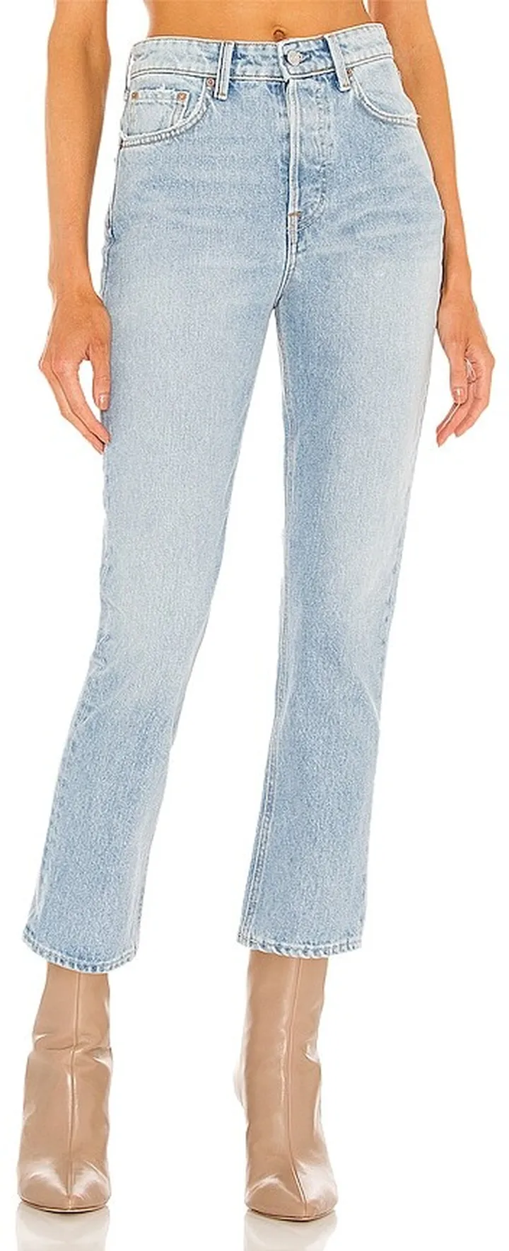 Karolina High Rise Straight Crop