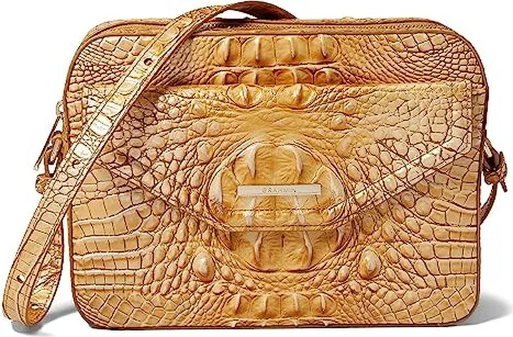 Brahmin Melbourne Shea Crossbody (Dune) Handbags
