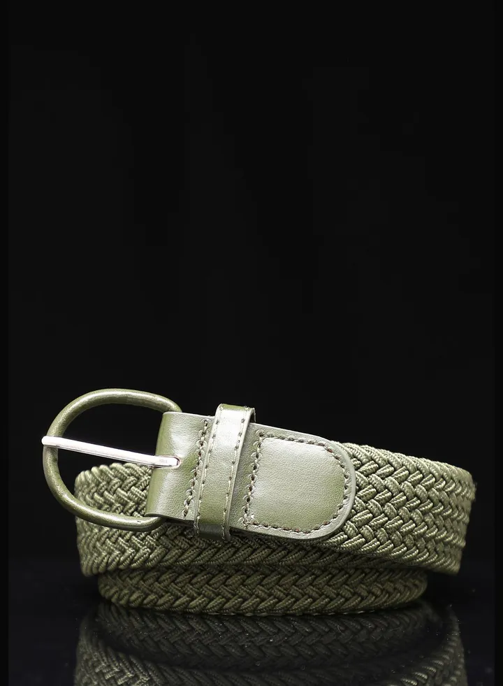 Casual Textured Fabric Waist Belt For Men