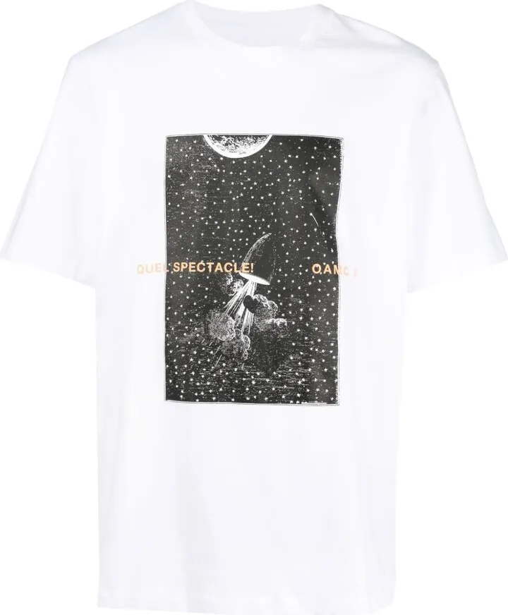 Orbital print T-shirt