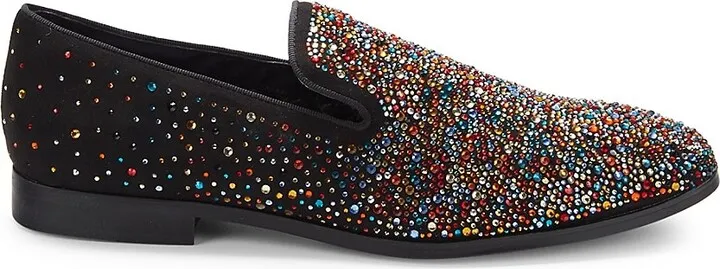 P-Lucien Embellished Velvet Loafers