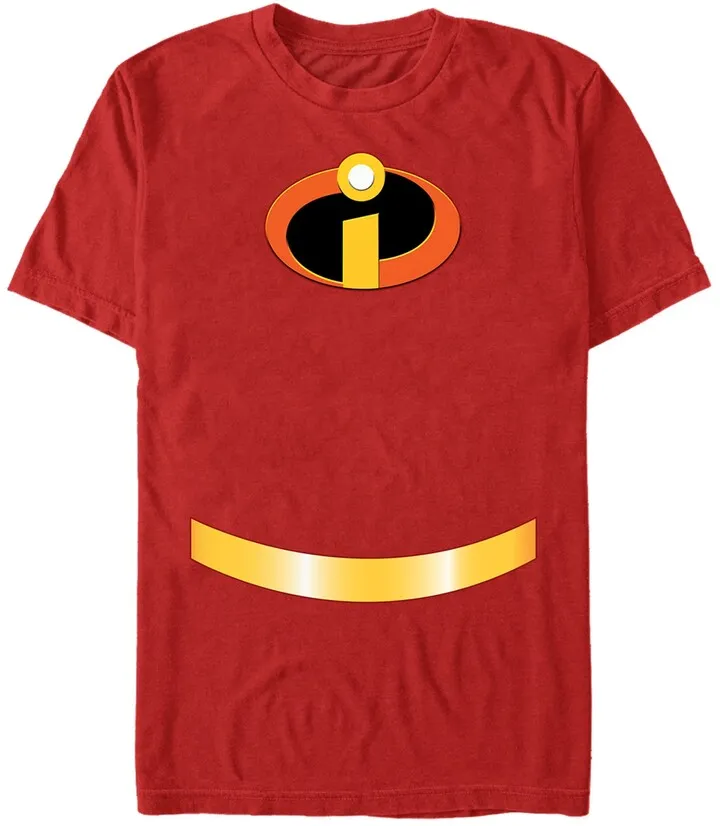 Disney Pixar Men's Incredibles Logo Suit Costume Short Sleeve T-Shirt