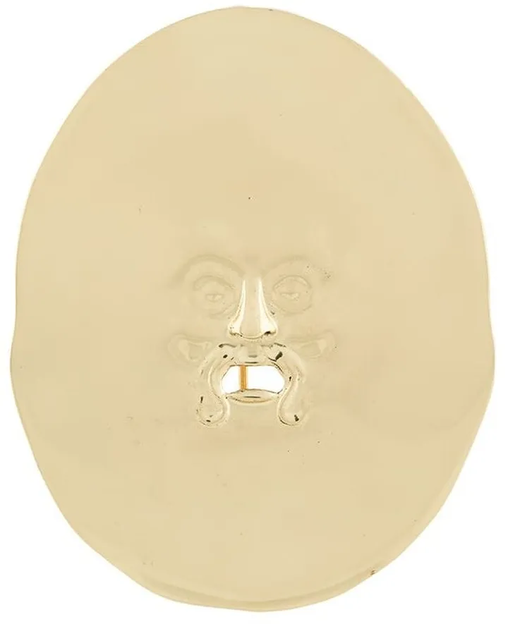Large Antic Face Brooch