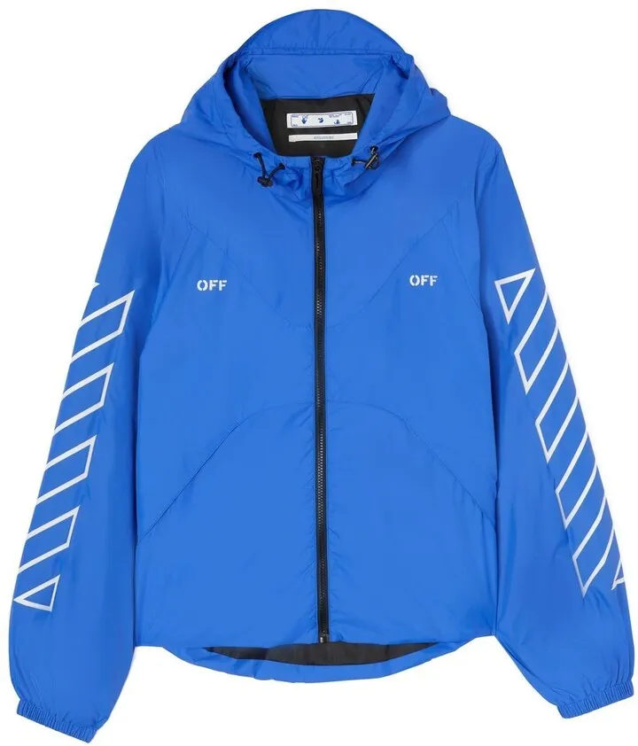 Diag-stripe logo track jacket