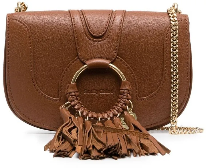 Tassel-Trimmed Shoulder Bag