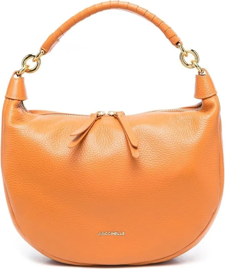Leather Logo-Detail Tote Bag