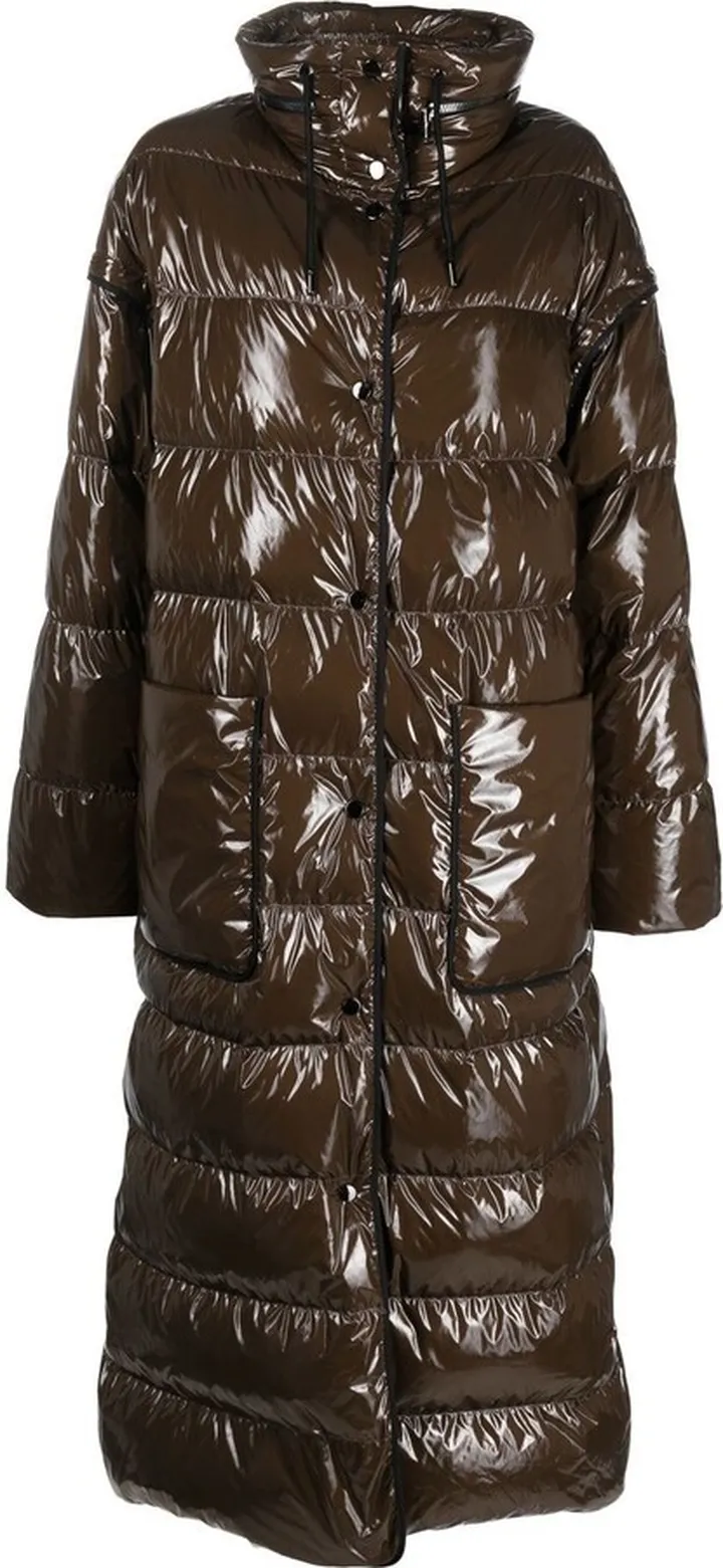 Detachable-Sleeve Padded Coat