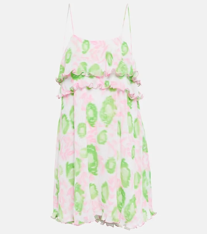 Floral georgette minidress