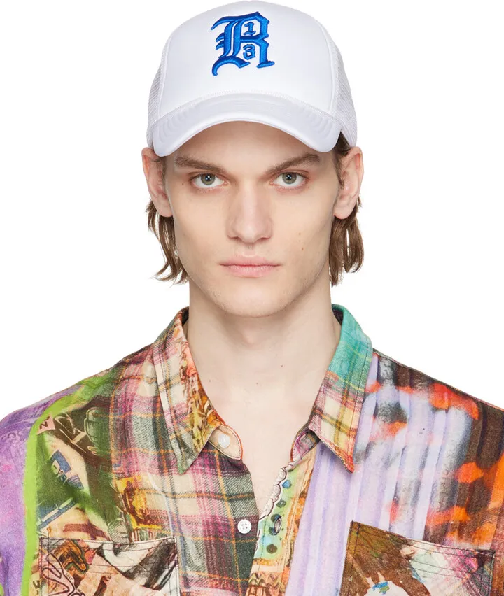 R13 White Logo Embroidered Cap