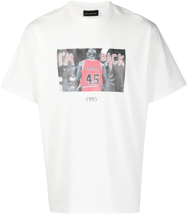 I'm Back basketball print T-shirt