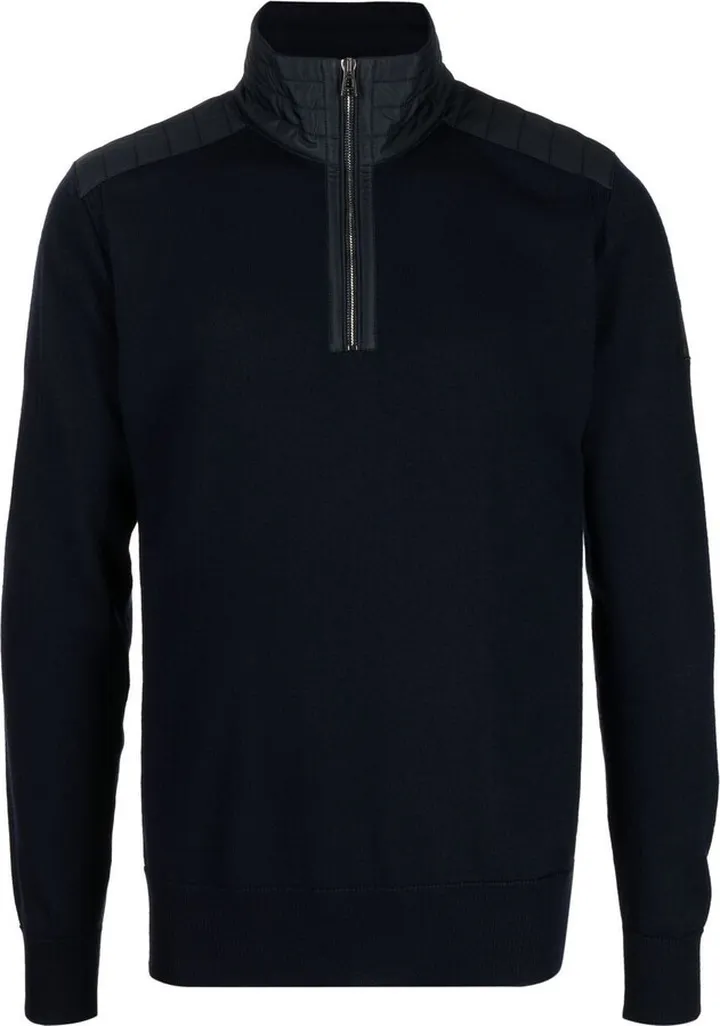 Black Kilminton Logo-Patch Jumper