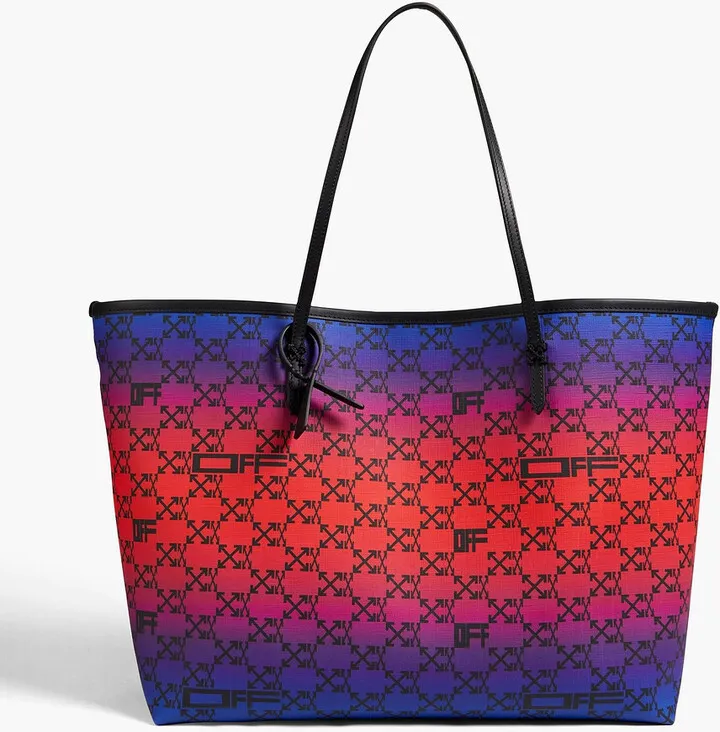 Day Off dégradé logo-print coated-canvas tote