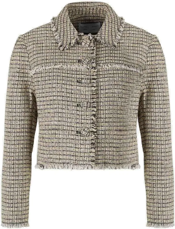 Proenza Schouler Cropped Tweed Jacket