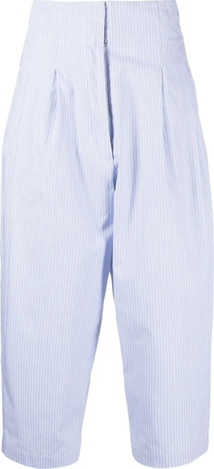 Sophie striped cropped trousers