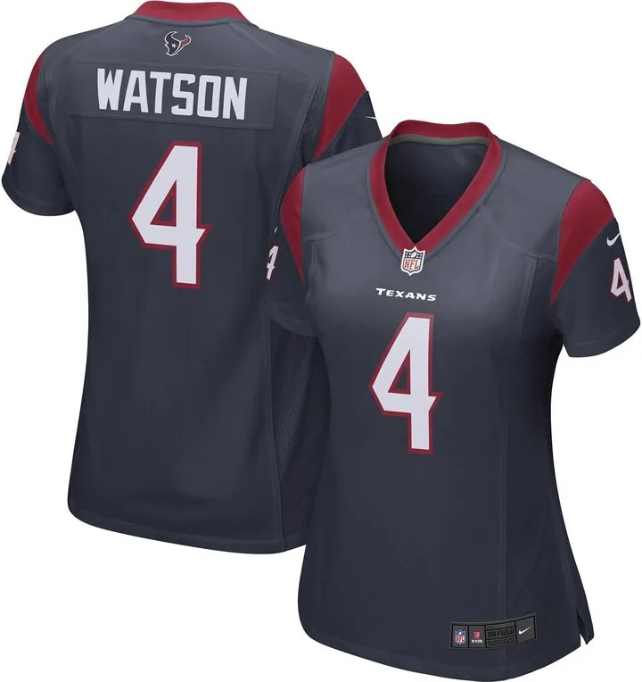 Women's Deshaun Watson Houston Texans Nike Women's Player Game Jersey - Navy