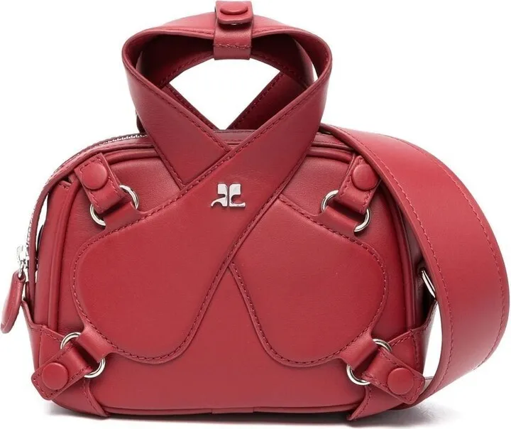 Twisted-Strap Logo Tote Bag