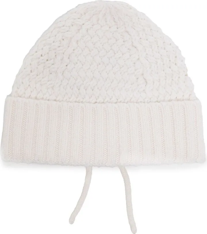 Hinge ribbed wool hat