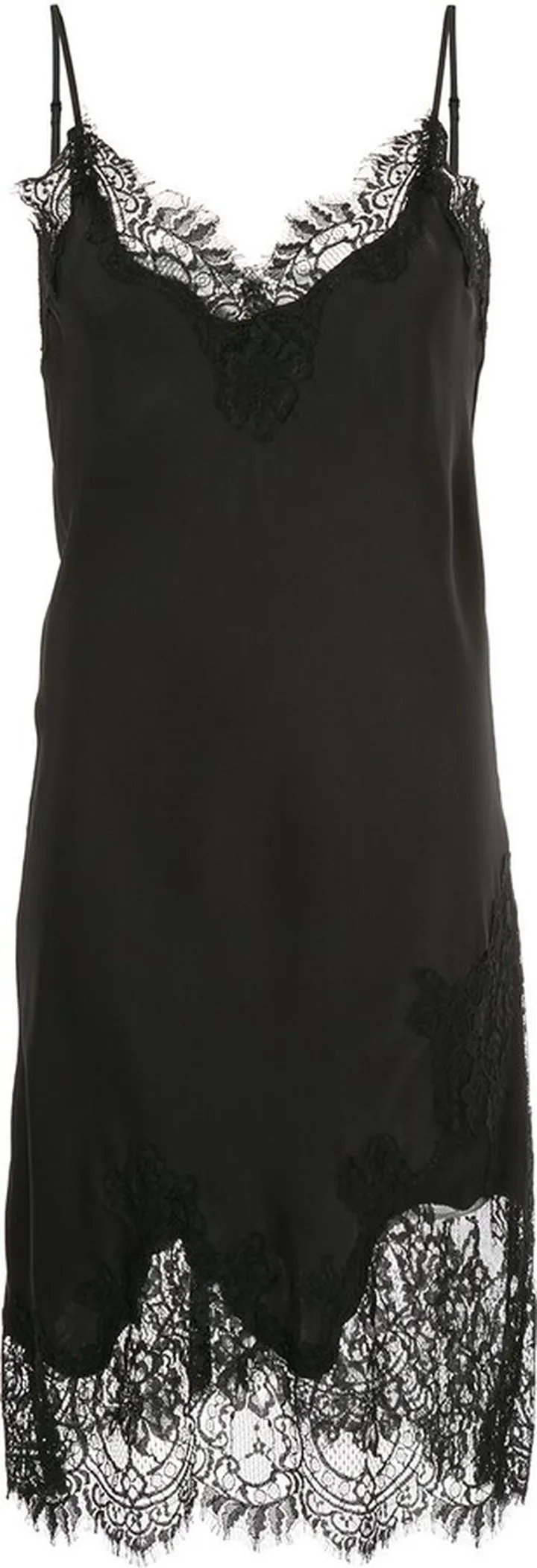 GOLDHAWK- Lace Inserts Slip Dress