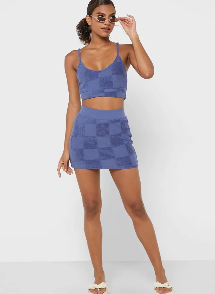 High Waist Mini Skirt