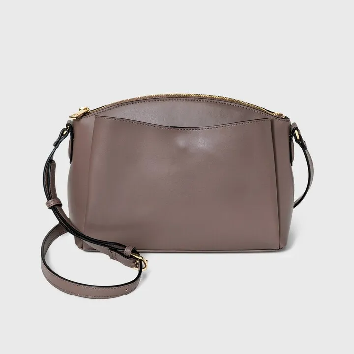 Dome Crossbody Bag - A New Day™ Dark Gray