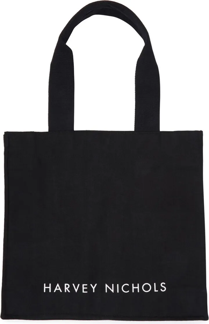 Harvey Nichols Black Canvas Tote Bag